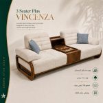 کاناپه 3 نفره پلاس مدل وینچنزا