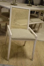 صندلی غذاخوری حصیری مدل لوتوس - Image 5